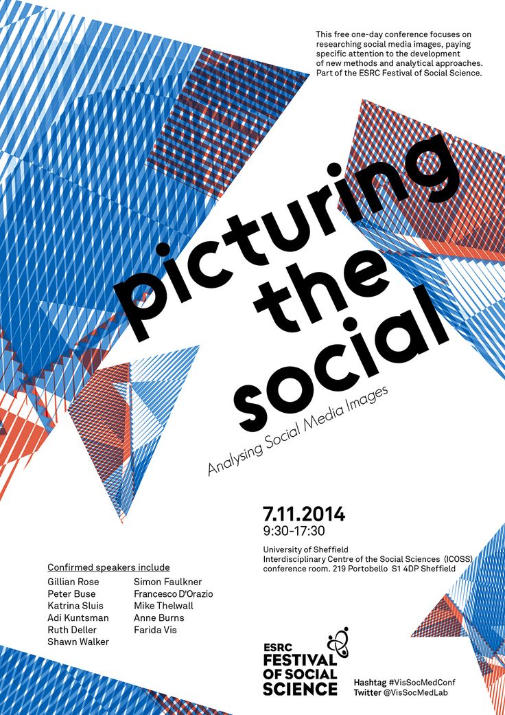 Picturing The Social Analysing Social Media Images conference poster