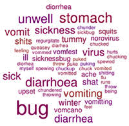 Norovirus word cloud