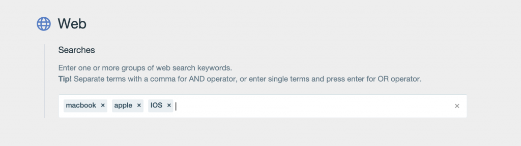 Setting up a Web Search on Pulsar TRAC