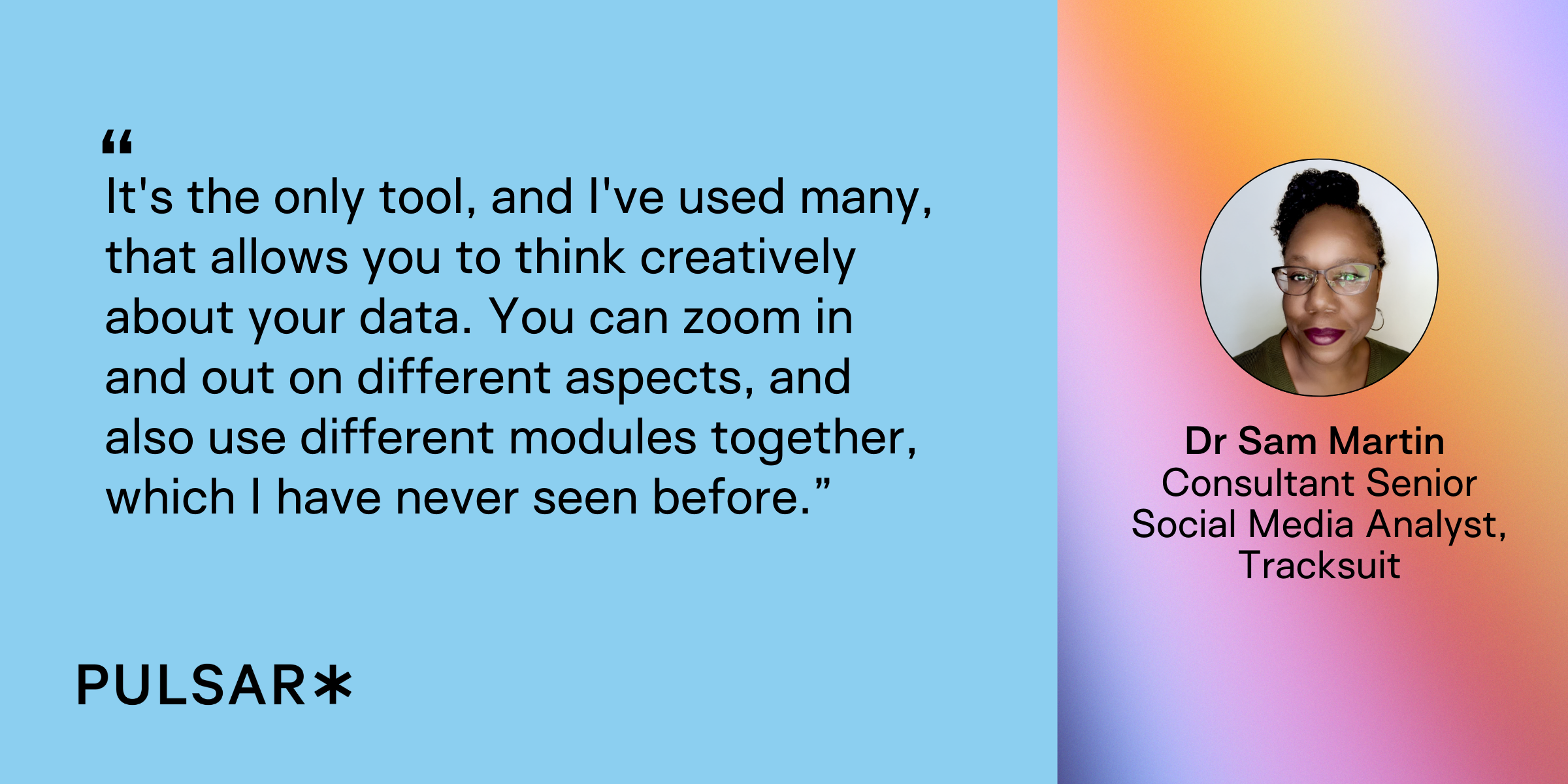 Sam Martin quote about Pulsar